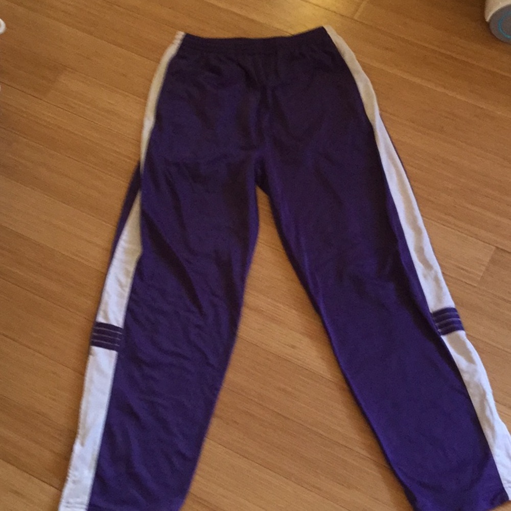 GTM size M purple warm up pants